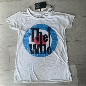 NWT The Who Chaser Cold Shoulder Tee